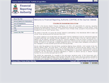 Tablet Screenshot of fra.gov.ky